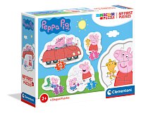 Puzzle 3+6+9+12 dílků My first puzzle - Peppa Pig