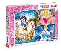 Puzzle 3x48 dielikov - Princess