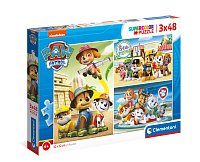 Puzzle 3x48 dielikov - Paw Patrol