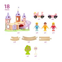 Disney Princess Zámecká vlaková sada