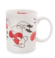 NICI hrnček ´´Zamilovaný zajačik´´ porcelán, 350ml