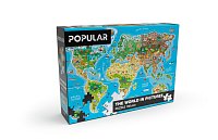 Puzzle - Mapa sveta, 160 ks - AN