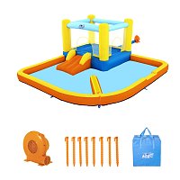 Nafukovacie vodné centrum s trampolínou Beach Bounce Water Park 3,65m x 3,40m x 1,52m