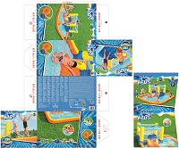 Nafukovacie vodné centrum s trampolínou Beach Bounce Water Park 3,65m x 3,40m x 1,52m