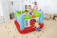 Nafukovací hrací centrum Fisher-Price s míčky (50ks), 1,75 x 1,73 x 1,35m