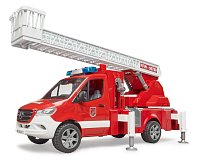 Konstrukční vozy - hasičský vůz se žebříkem a vodní pumpou