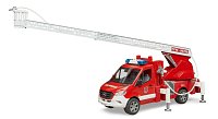 Konstrukční vozy - hasičský vůz se žebříkem a vodní pumpou