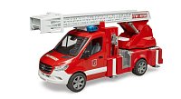 Konstrukční vozy - hasičský vůz se žebříkem a vodní pumpou