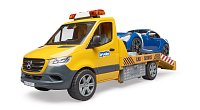 Komerční vozy - MB Sprinter přepravující auto