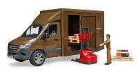Komerční vozy - MB Sprinter UPS s řidičem a příslušenstvím