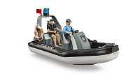 bworld - policejní člun s blikajícím světlem