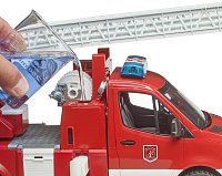 Konstrukční vozy - hasičský vůz se žebříkem a vodní pumpou