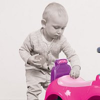 Odrážedlo auto jednorožec s opěradlem