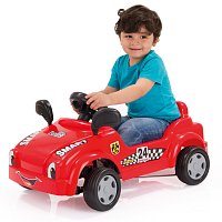 Velké šlapací auto s klaksonem