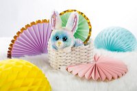 NICI Glubschis plyš Zajíček Rainbow Candy ležící, 15 cm