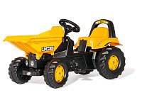 Šliapací traktor Rolly Kid Dumper JCB, žltý