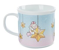 NICI hrnček Jednorožec Theodor v snehovej kombinéze, porcelán 400ml, darčekové balenie