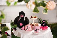 NICI plyš Love Černá labuť se srdíčkem 10cm, GREEN