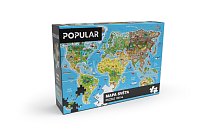 Puzzle - Mapa sveta, 160 ks – CZ