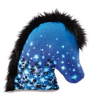NICI polštář  Pony Starflower s poutkem 33x33cm, GREEN