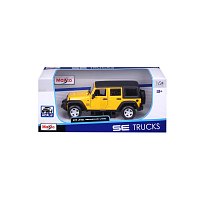 M. Jeep Wrangler Unlimited 2015, Yellow, window box, 1:24