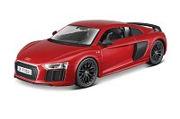 Maisto - Audi R8 V10 Plus, metal červené, assembly line, 1:24