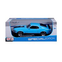 Maisto - 1970 Ford Mustang Mach 1, modrý, 1:18