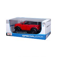 Maisto - 2021 Ford Bronco Wildtrak, červená, 1:18