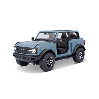 Maisto - 2021 Ford Bronco Badlands (bez dverí), modrý, 1:18