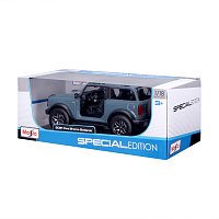 Maisto - 2021 Ford Bronco Badlands (bez dveří), modrá, 1:18