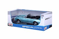 Maisto - 1967 CHEVROLET CAMARO SS 396 CONVERTIBLE, metal tyrkysová, 1:18