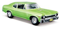 Maisto - 1970 Chevrolet Nova SS, metal svetlo zelený, 1:24