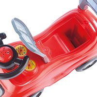 Odrážedlo auto červené s opěradlem
