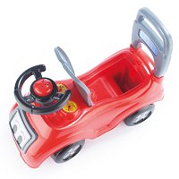 Odrážedlo auto červené s opěradlem