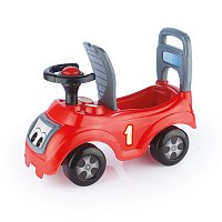 Odrážedlo auto červené s opěradlem