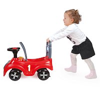 Odrážedlo auto červené s opěradlem