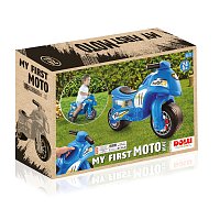 Odrážedlo motorka modrá