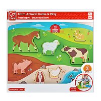 Puzzle - Zemědělská zvířátka