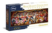 Puzzle 1000 dielikov panorama - Disney orchester