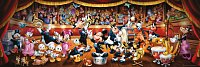 Puzzle 1000 dielikov panorama - Disney orchester