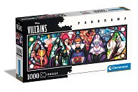 Puzzle 1000 dielikov panoráma - Disney Villains