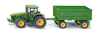 SIKU Farmer - traktor John Deere s vlekom, 1:50