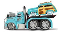 Maisto - Muscle Transports - 1953 MACK B-61 Flatbed 1950 Ford Woody, 1:64