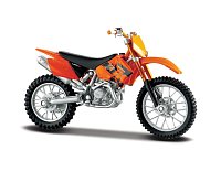 Maisto - Motocykel, KTM 525SX, oranžový, 1:18, blister box