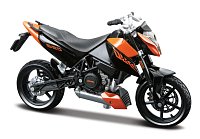 Maisto - Motocykel, KTM 690 Duke 3, 1:18, čierno-oranžový, blister box