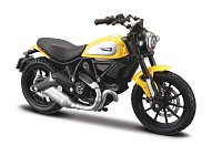 Maisto - Motocykel, DUCATI Scrambler, žltý, 1:18, blister box