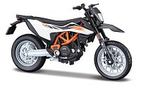 Maisto - Motocykel, KTM 690 SMC R, biely, 1:18, blister box