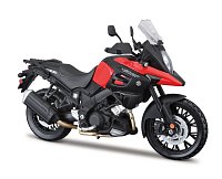 Maisto - Motocykel so stojanom, Suzuki V-Strom, 1:12