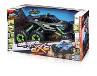 Maisto RC – Rock Crawler 6x6, matně černá, 2,4 GHz, XTR