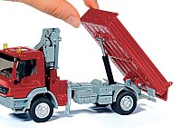 SIKU Super -  Mercedes Atego s jeřábem, měřítko 1:50